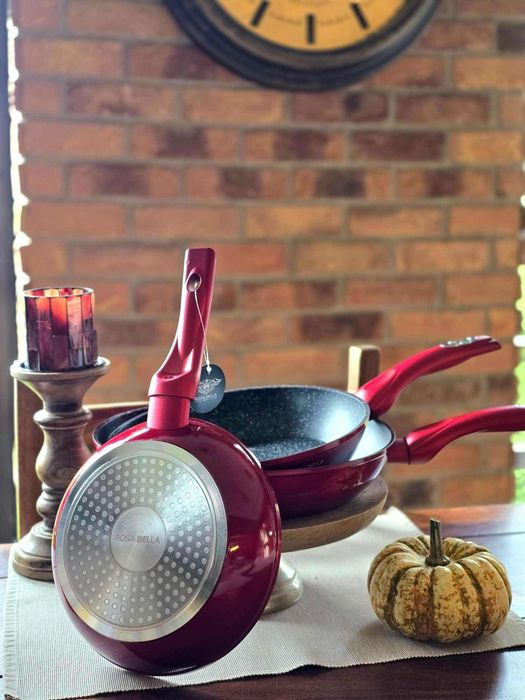 Zestaw Patelni ceramiczno Marmurowych