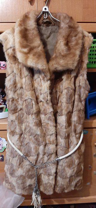 Жилет из норки,норка. цвет собольая шубка натуральный мех норка