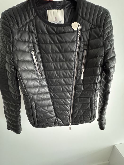 Kurtka ze skôry Moncler