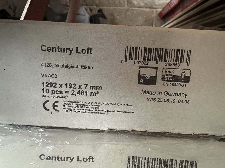 Panele podłogowe Century Loft Nostalgisch Eiken 10m