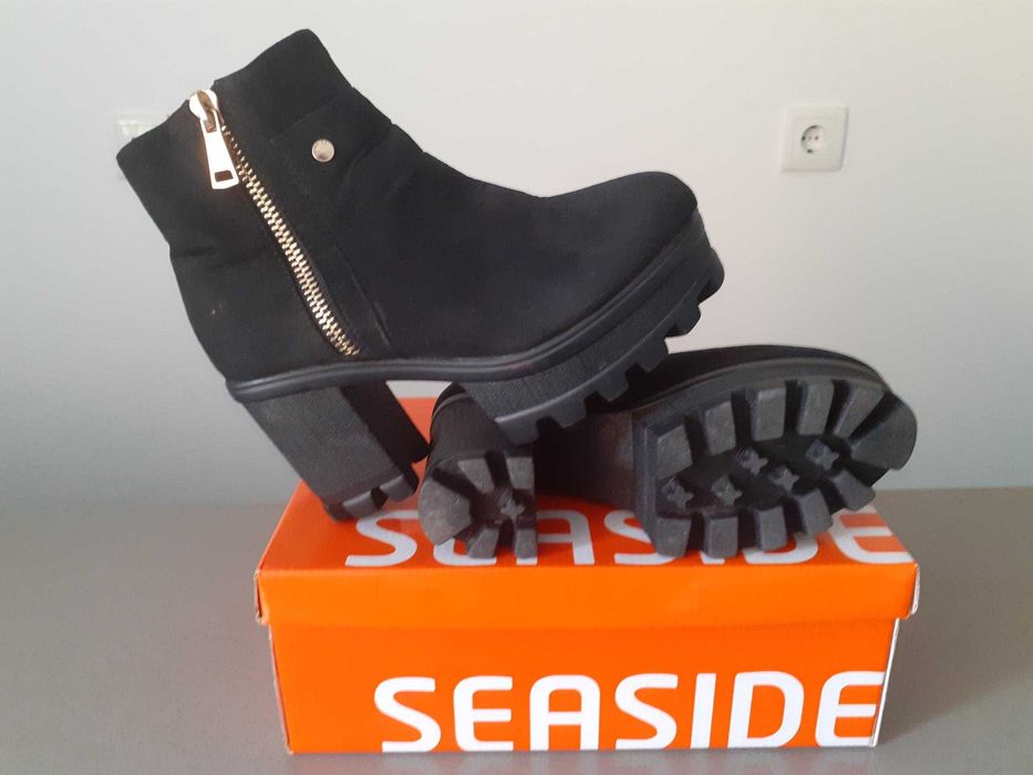 Botas de Senhora em Camurça SEASIDE nº 39 (Como Novas)