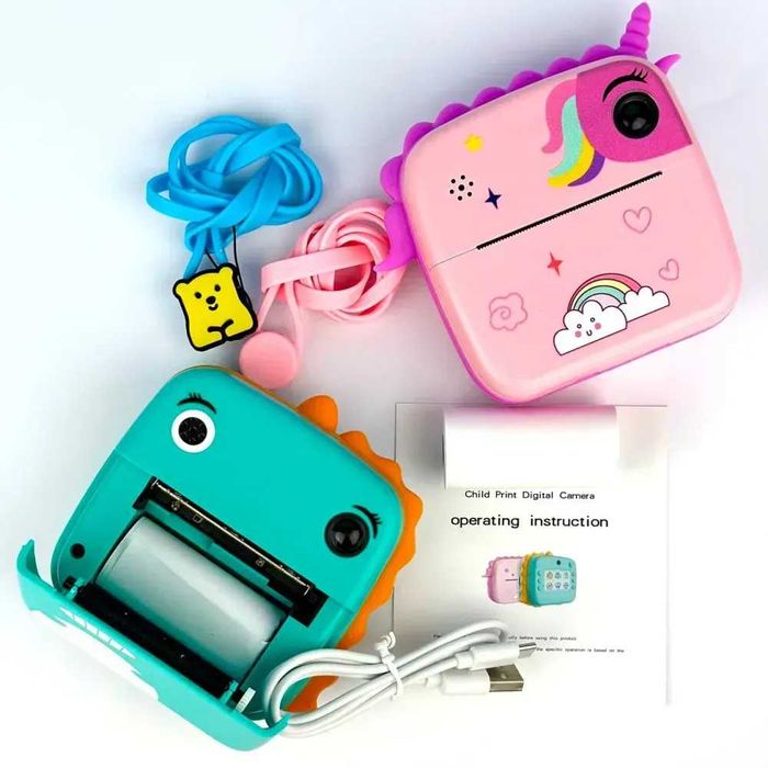 Дитяча фотокамера A20 з функцією друку Зелений