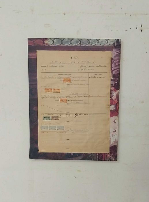 Salvador (Elvas) - Raro e Antigo Termo Matricula, Datado de 1915 / 18