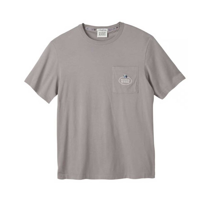 Scotch & Soda . T-shirt cinzenta