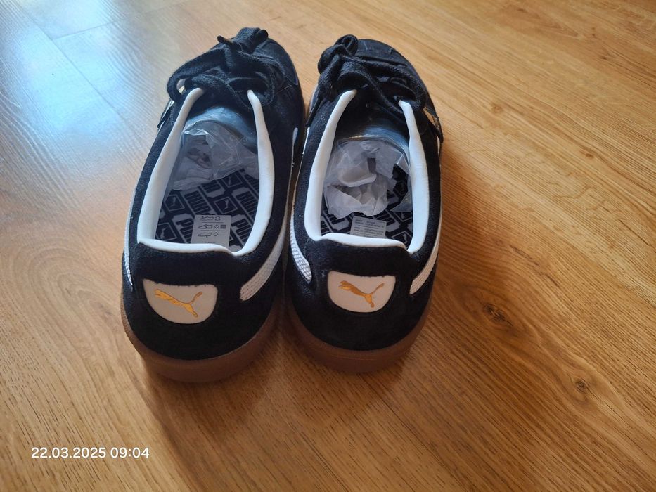 Мужские кросовки (кеды) низкие Puma Palermo 396463-10 45 Черные