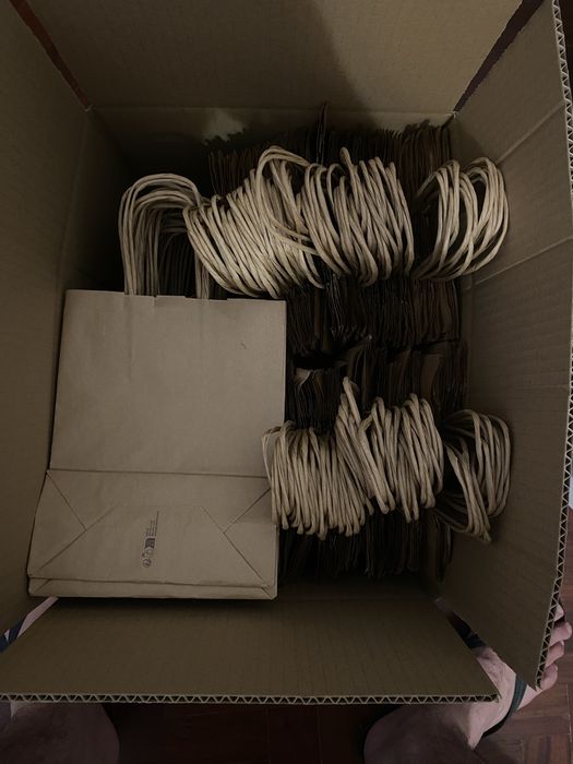 170 sacos papel Kraft