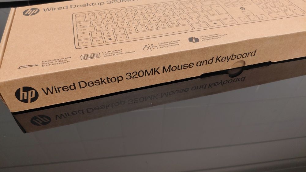 HP - Teclado e Rato 320MK (Novo)