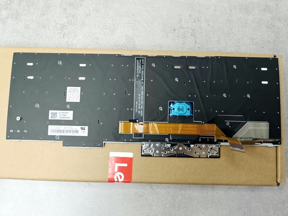 Нова клавіатура ThinkPad T590/L580/E580/E590/P52/P72 DE-BL - SILVER