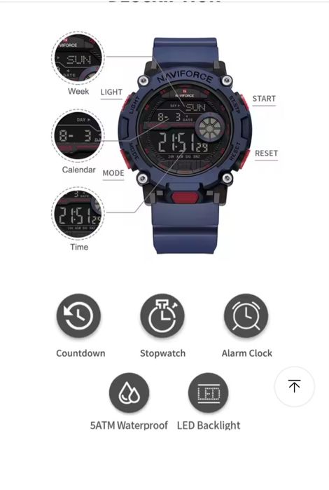 Часы тактические  Naviforce (механизм Seiko.)