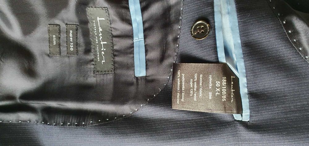 garnitur męski Lantier (vistula) 188/100/86 sylwetka slim