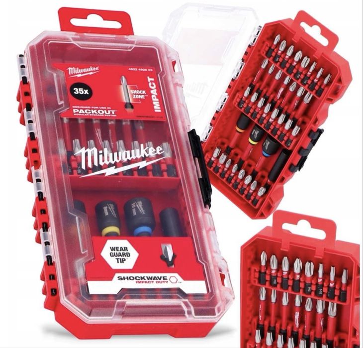 Набір біт Milwaukee SHOCKWAVE 35 предметів
