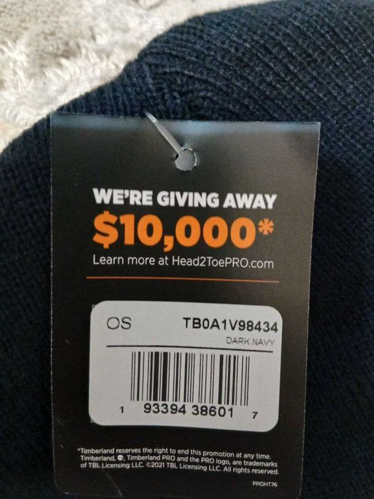 Оригінал Timberland PRO Watch Cap TB0A1V98013 шапка