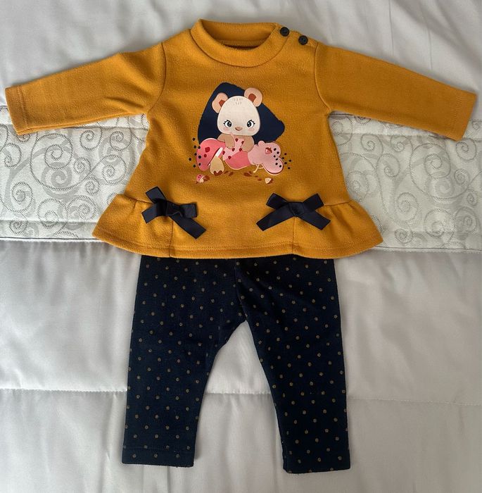 Conjunto Camisola + Calças Azuis 3M novo