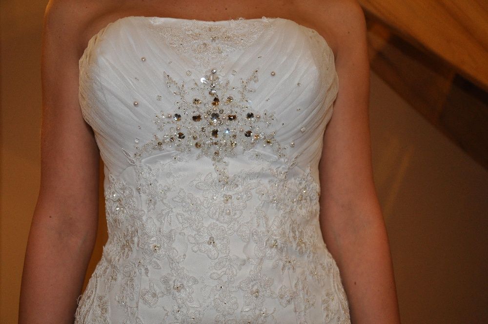 Suknia ślubna Herms Herm's Bridal Cerquetta rozm. 36 + Halka i welon!!