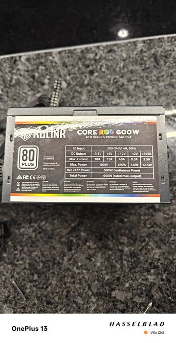 Fonte alimentação 600w