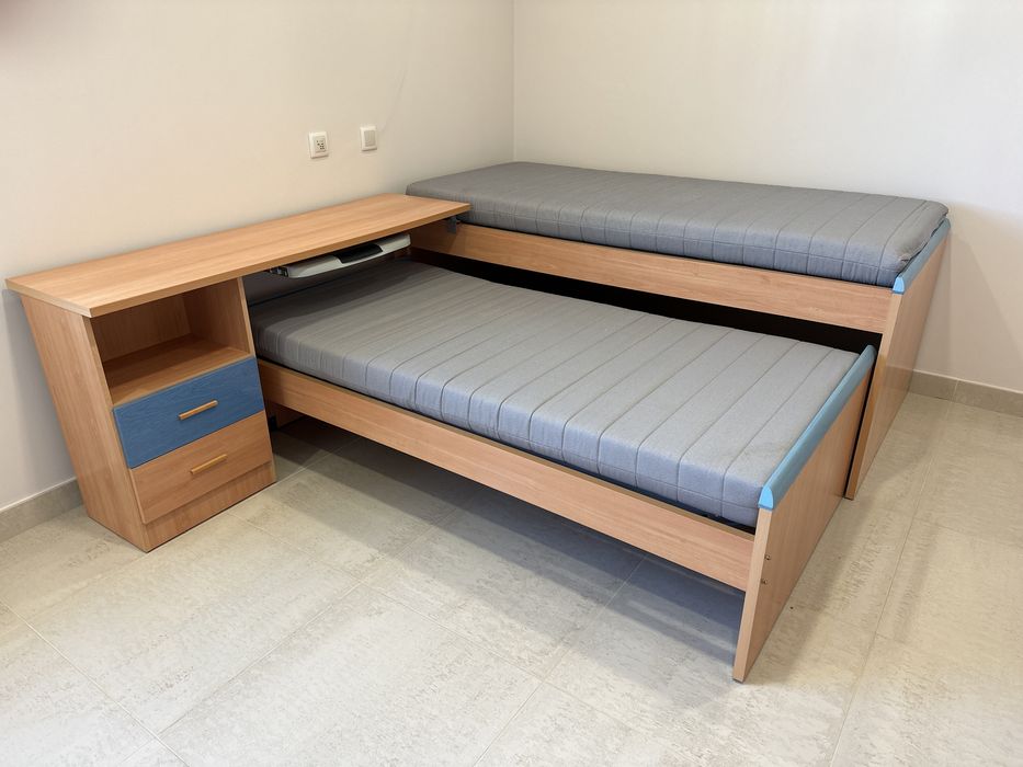 Cama dupla de criança