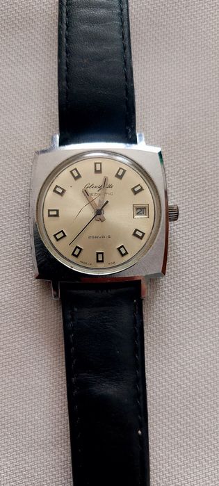 Zegarek męski retro GLASHUTTE  Spezimatic