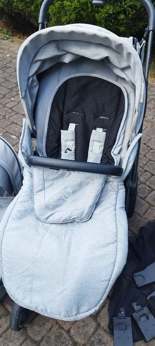 Wózek Muuvo 2w1, gondola, spacerówka i akcesoria.