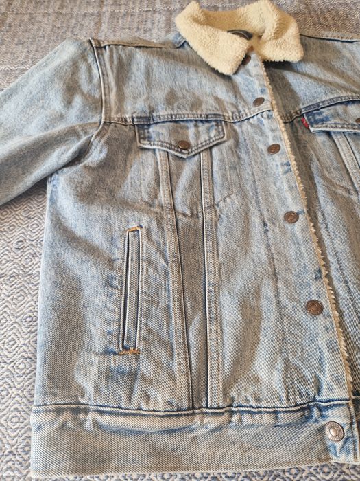 Blusão feminino de ganga em excelente estado