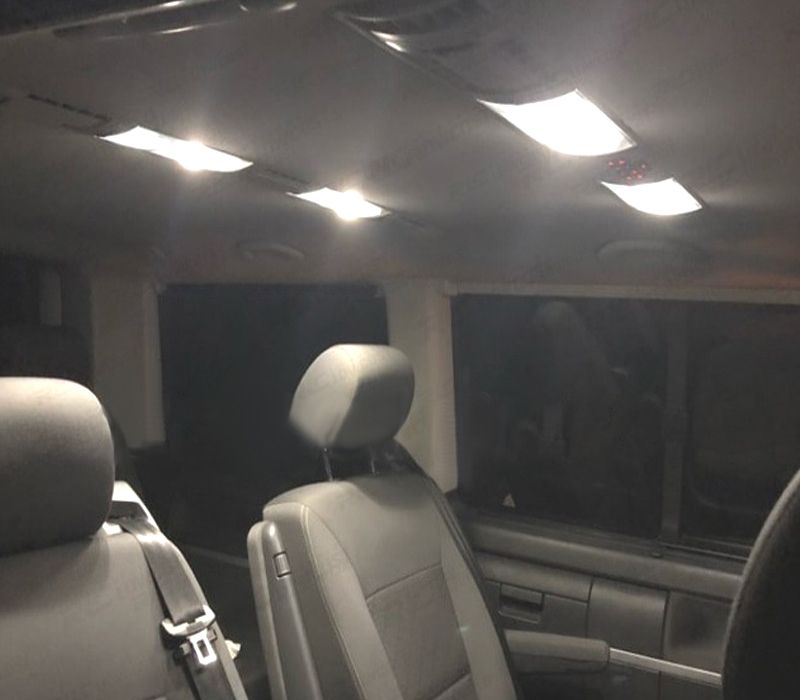 KIT COMPLETO 18 LAMPADAS LED INTERIOR VOLKSWAGEN VW MULTIVAN MK5 T5 03-15
