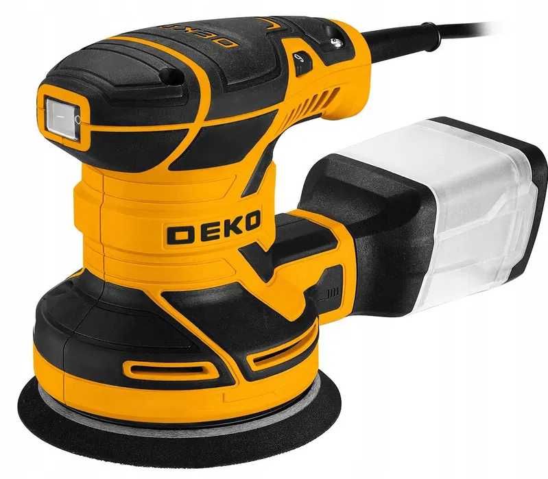 Szlifierka Oscylacyjna Mimośrodowa Elektryczna 125mm 16x Tarcz