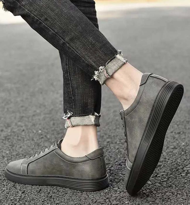 Кеды (туфли) серые - НОВЫЕ