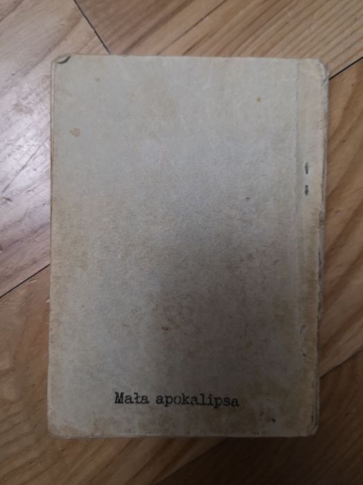 Mała apokalipsa Konwicki drugi obieg wydanie podziemne 1979