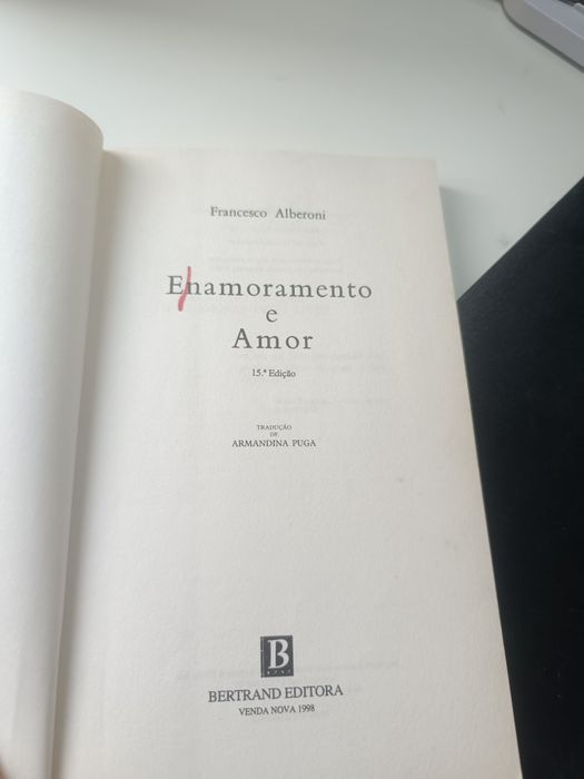 Livro: Enamoramento e amor de Francesco Alberoni
