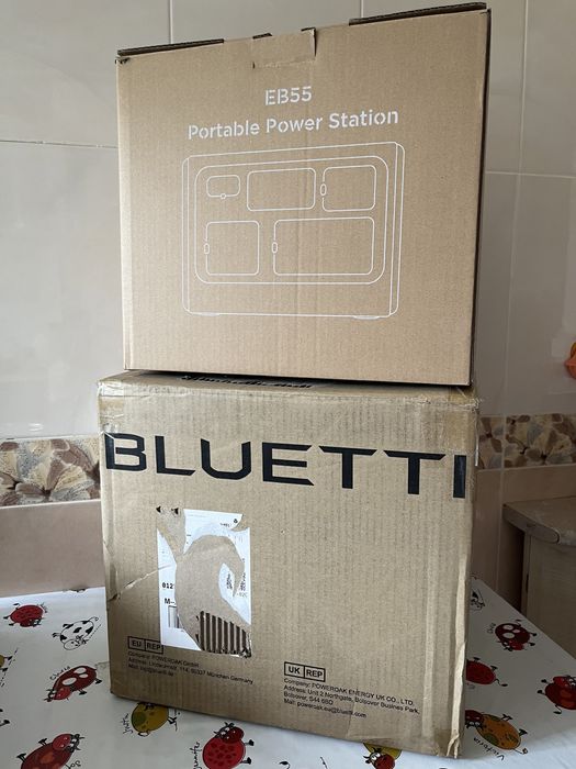 Зарядна станція Bluetti EB55, 700 W. портативна електростанція