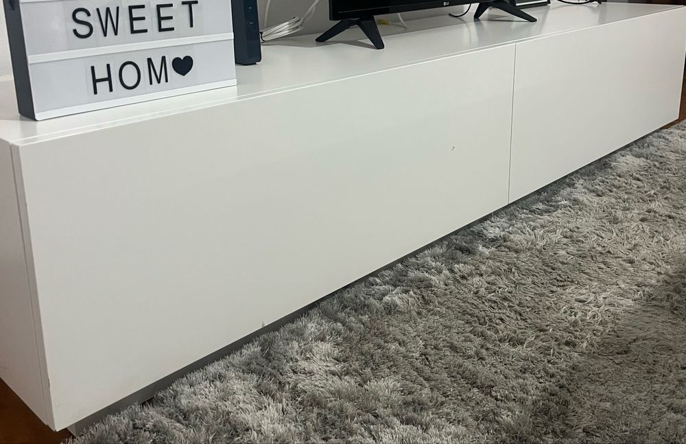 Movel de sala branco lacado