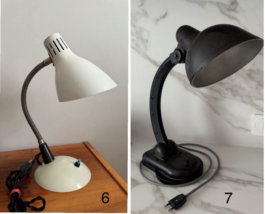 Винтажные настольные лампы, лампа старинная, лампа СССР, mid— century