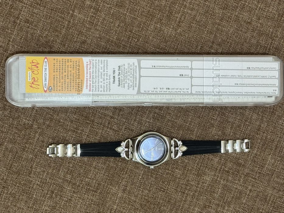Вінтажний годинник Swatch Irony Swiss Made в оригінальній коробці
