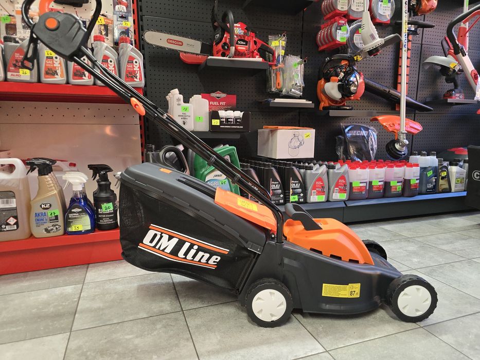 Kosiarka elektryczna OM LINE 1200w Indukcja Raty Serwis