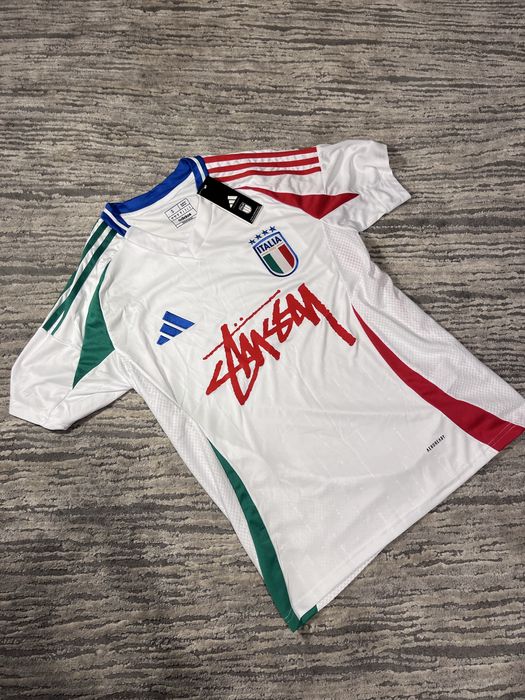 Koszulka pilkarska italia adidas stussy S