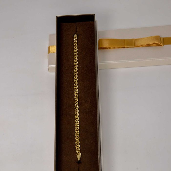 Złota bransoletka 585 3,68 gram 19,5cm Mona Lisa 5,2mm WYSYŁKA GRATIS