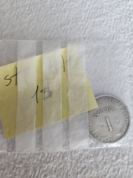 Moeda de Sao tome e principe 1 escudo 1971