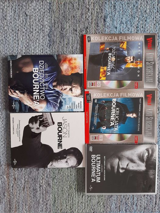 Bourne - cała seria 5 filmów - kolekcja