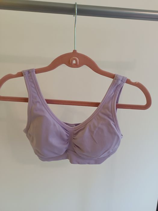 Liliowy stanik damski