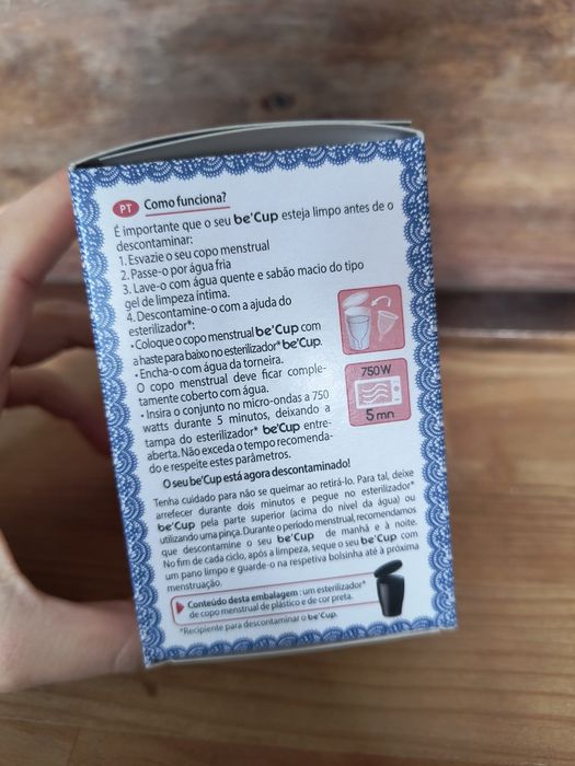 Esterilizador de Copo Menstrual beCup
