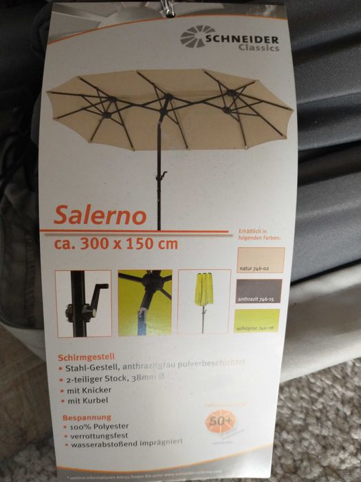 Parasol Salerno Schneider ogrodowy balkonowy