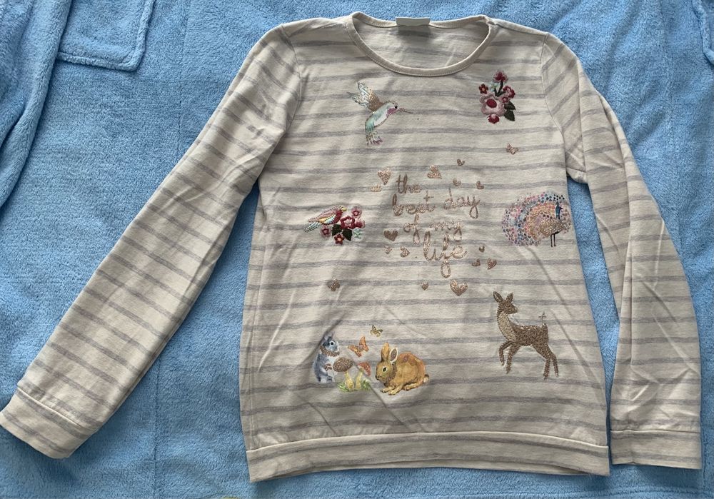 Кофта с длинным рукавом, 140-146