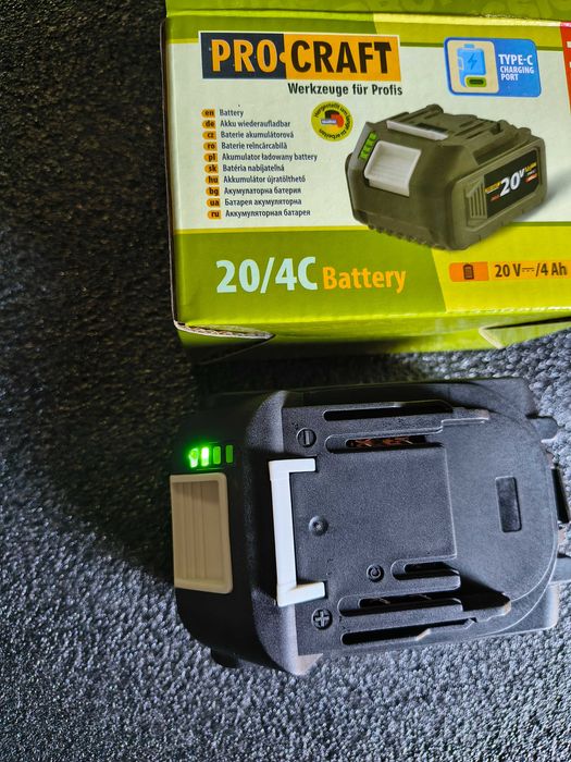 Акумулятор Procraft 20/4С Max 4Аг + Type-C