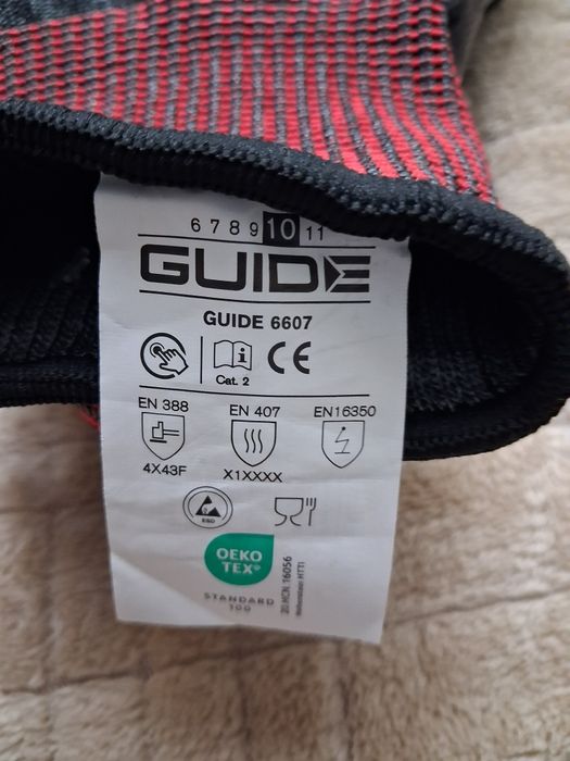 RĘKAWICE LEBON  i GUIDE  Antyprzecieciowe Robocze Nowe
