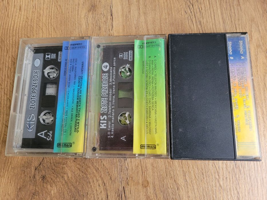 KIS - Lech Stawski - Złote Przeboje 1 i 4 oraz Na zawsze - 3 kasety . Sprzęt AV . Płyty . DVD . Tanio !