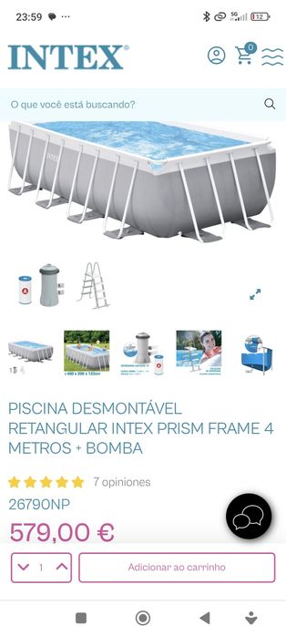 Piscina desmontável