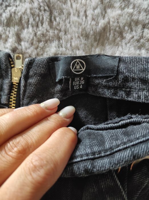 Spódniczka jeansowa czarna