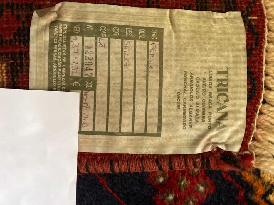 Tapete Persa - 100% Pura Lã - Execução Manual