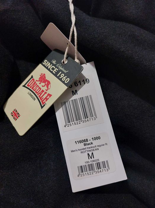 Dres męski LONSDALE czarny rozmiar M