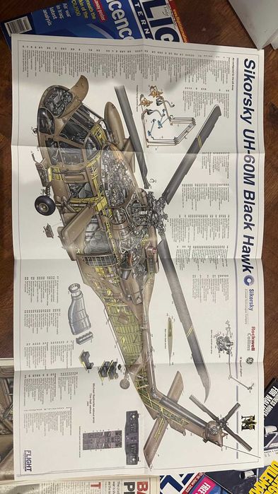 Magazyn Flight International 13 sztuk z plakatami