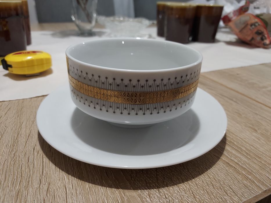 Sosjerka miseczka  porcelana Winterling Bavaria złocona